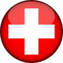 Round Swiss Flag
